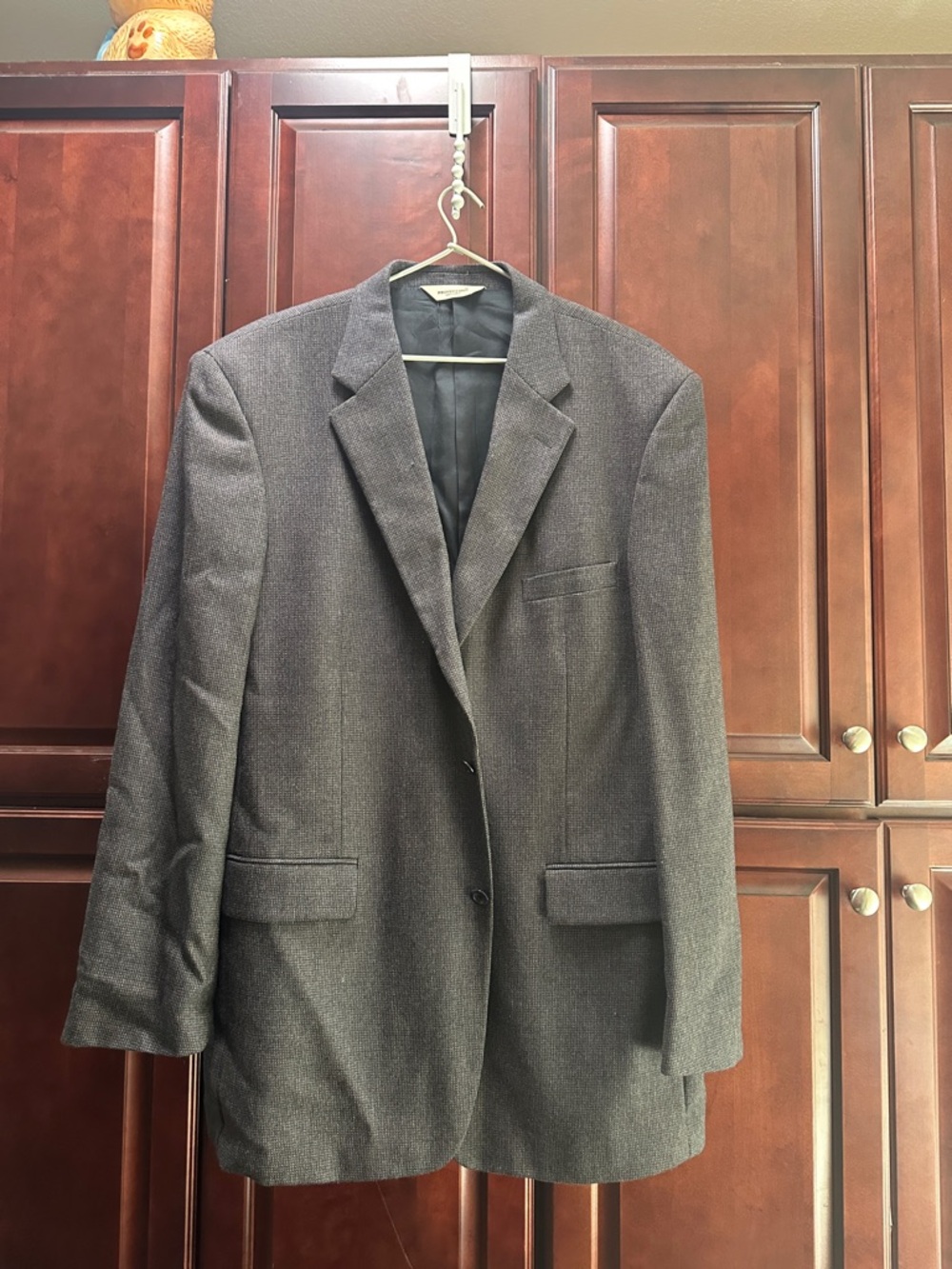 Men's Blue Two-Button Blazer -100 percent Lambswool